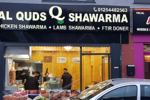 Al Quds halal restaurant in Blackburn