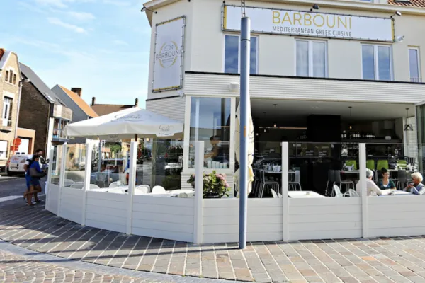 Barbouni halal restaurant in Nieuwpoort