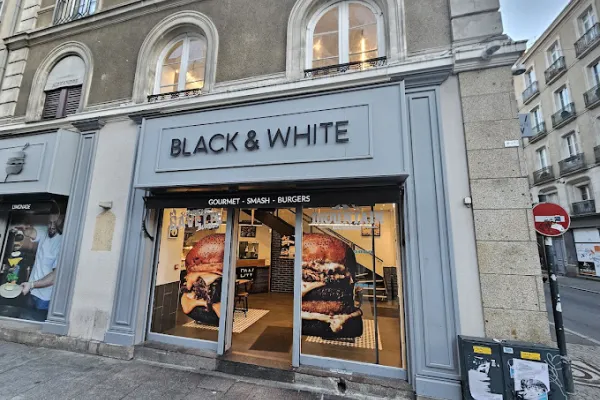 Black & White Burger Rennes halal restaurant in Rennes
