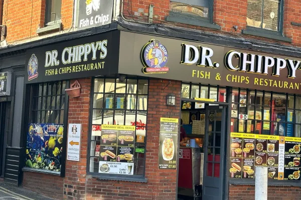 Dr Chippy's halal restaurant in Colchester