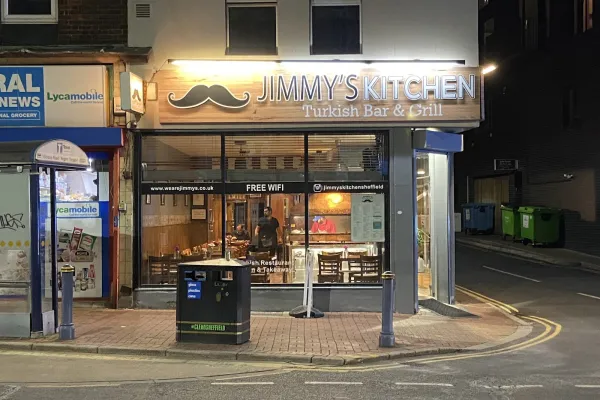 Jimmy's Kitchen halal restaurant in Sheffield