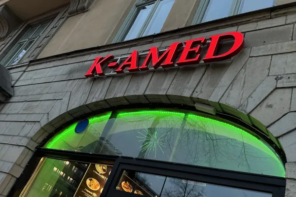 K-Amed Kolgrill halal restaurant in Stockholm