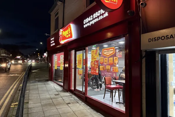Pepe's halal restaurant in Wigan