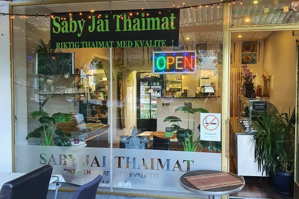Saby Jai Thaimat & Sushi halal restaurant in Enköping