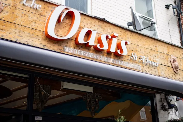 The Oasis halal restaurant in St Albans