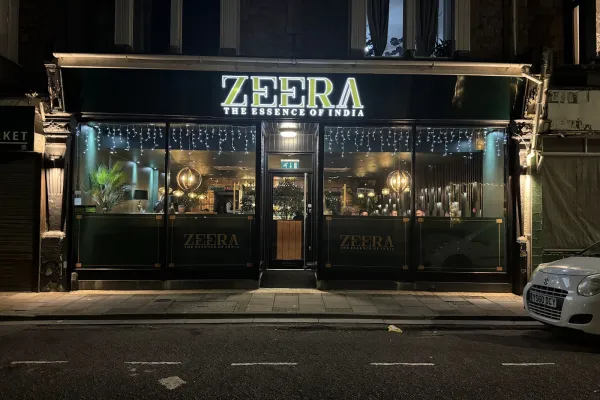 ZEERA essence of India halal restaurant in Weston-super-Mare